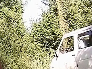 French Tattooed Slut Eats Cum in Outdoor Threesome with BBC