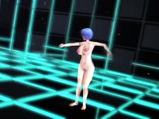 Rei Ayanami&#039;s sexy dance