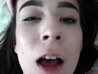 Euro amateur teen creampie