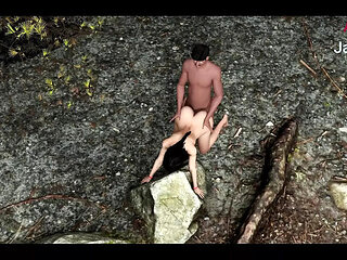 Desi Panipuri Guy Rough Fucks Young Girl Outdoor in Jungle - Hindi Dirty Talk