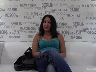 Brunette Goddess Monika in Explicit Casting
