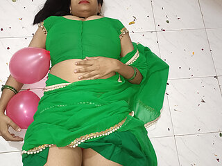 Bhabhi Smeared Cake Onto Cock and Licked It, Then Ride Her Devar