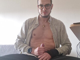 Nerdy Guy with Big Dick