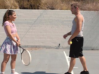 Nathan Bronson and Liv Revamped enjoy a passionate and intense outdoor session.