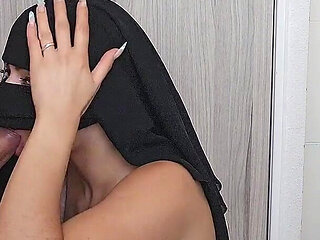 100. Last Blowjob Cum on Face Mia Niqab