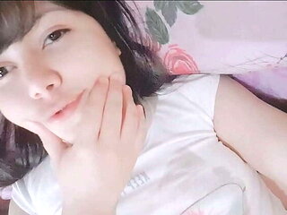 Hana Lily - Virgin Teen Masturbating Solo with Closeup Pussy Action