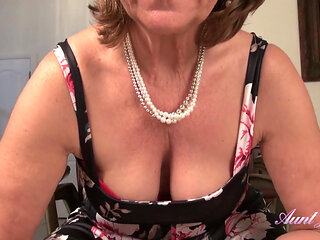 AuntJudys - 60years old GILF Stepaunt Marie sucks your cock (virtual POV)