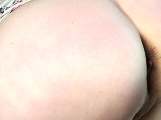 Anna Shpilman Hairy Pussy Shave & Anal Bonus - Close-Up Doggy Style & Cum on Asshole