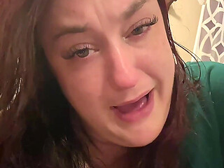 Constipation Toilet Struggle Close up of My Face with Desperation and Weeping by Bella Blast