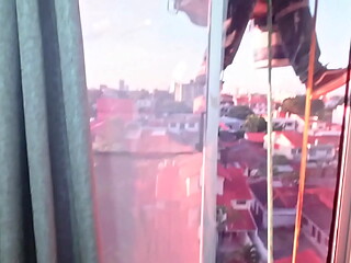 Penetrating my stepdaughter'_s ass when suddenly a window cleaner appears and catches us having sex. She got very nervous but got too excited and we continued fucking. Casual voyeur moment. Stepdad opens the curtains so the cleaner can see how they fu
