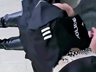 Policewoman Gets Her Pussy Fucked and Receives a Good Facial
