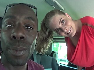 Blonde Blowjob Outdoor