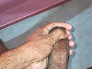 A young  Indian Boy Doing Handjob In Living Room.