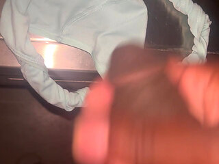 POV: JERKING OFF TO YOUNG PANTIES IN BATHROOM