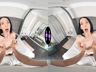 The guy fucks long-haired brunette Jasmine Jayne in various poses.