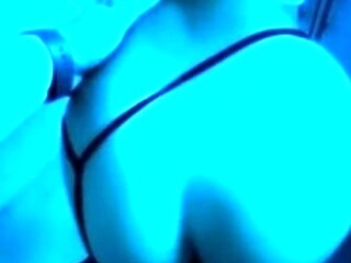 Amateur teen gives a blowjob POV style