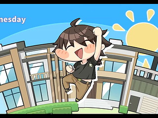 Summer Clover [ HAREM HENTAI GAME ] Ep.5 my BOSS still masturbates thinking about me !