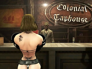 Fallout 4 - Blowjob and warm sex for a bottle of Gwinnett