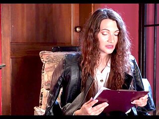 Obedient beauty Jasmine Waterfall's first scene in hardcore BDSM