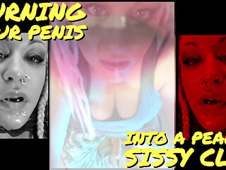 Turn Your Penis Into a Peanut Sissy Clit Directed by a Shemale