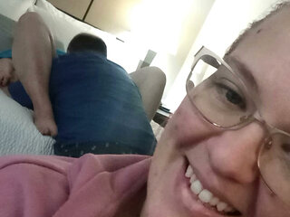 Cuckquean POV - Real Cuckquean Wife Films Her Husband Making Another Girl Cum Hard From Her Seat In The Hotel Cuck Chair
