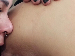 Submissive Nerd Licking My Ass!