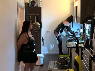 Fetish Lofts Clean up Session with TV Slave Part 3-3
