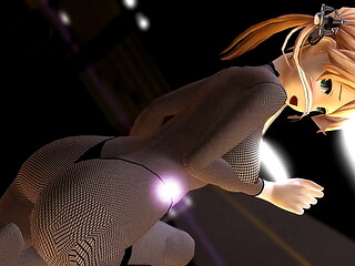 Prinz Eugen Fishnet Sexy Dance - Mirrrrrors MMD by Ariak