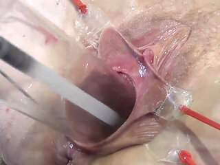 10 Far Spread Pussy Close up Fucking with Lamp 1000 Watt