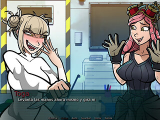 Mei's Project - The Voluptuous Himiko Toga from My Hero Academia Testing the Great Invention of the Beautiful Mei