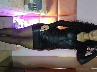 Hot brunette amateur MILF rides hubbys cock