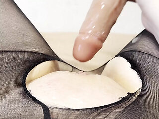 Horny Babe Masturbates Dildo