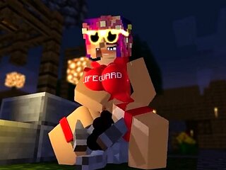 Foxy 3D Superwoman bounces up and down on a cock