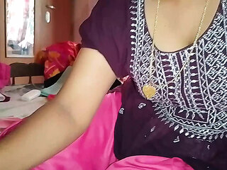Malayali Karthi gives her husband a good blowjob by licking his penis in her mouth