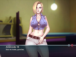 Divine Adventure - Android 18 Riding and Playing with our Cock