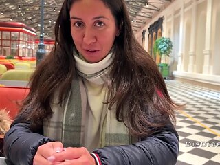 Casting In A Public Toilet Of Shopping Mall