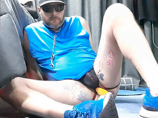 Gay Anal Kinky Web Slut Inserts Soda Can in Ass Hole