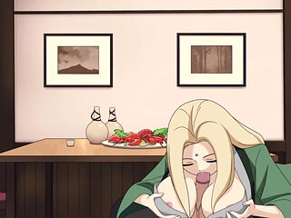 Naruto - Kunoichi Trainer - Part 21 - Tsunade Suck Dick with Boobs by Loveskysanx