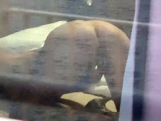 Busty brunette solo masturbation
