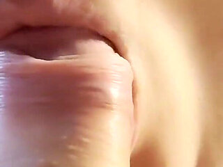 Close up: I Cum in My Stepsister's Mouth While She Gives Me the Best Blowjob!