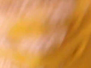 My Stepsister in Yellow Dishwashing Gloves Takes a Bath with a Dildo and Lots of White Foam and Soap