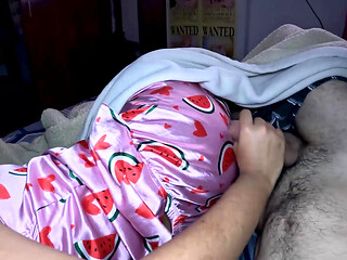 Big buttocks get big penis from her stepbrother