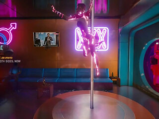 Cyberpunk 2077 Sex Scene with Stripper by Loveskysan