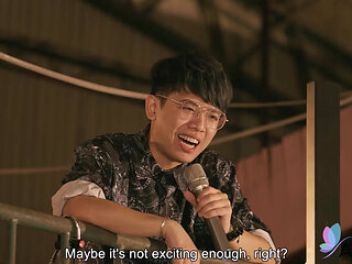 Yaner fucks a virgin man on his birthday with people watching