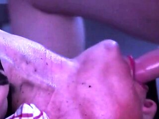 German Amateur's Deep Throat Close-Up