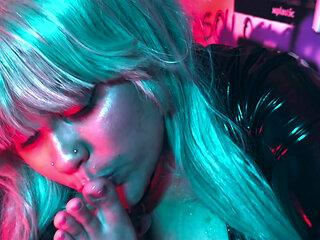 Foot Fetish & Panty Stuffing BBW Halloween Fantasy with Morr