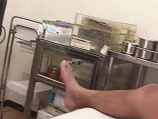 Doctor fucks skinny Japan teen with hairy pussy uncensored