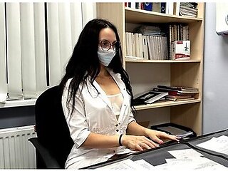 Sexy Doctor Drives Me Crazy By Her Big Bubble Butt : Blowjob Underthetable &missionary&cowgirl