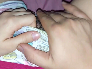 XXX Desi My Step Sister Lets Me Play with Her Pussy When She Comes to Visit She Gets on My Bed