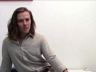 Solo Australian Leoroy Grips His Dick Tight And Strokes Hard